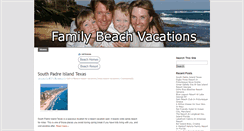 Desktop Screenshot of familybeachvacations.org